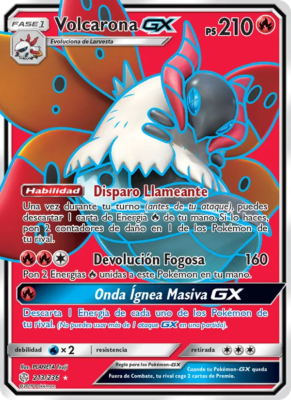 Volcarona GX – Eclipse Cósmico 213