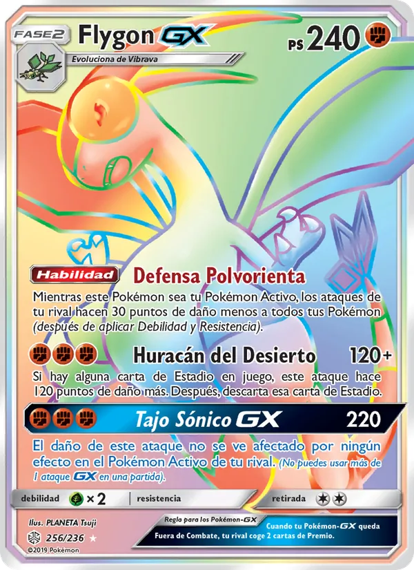 Flygon GX – Eclipse Cósmico 256
