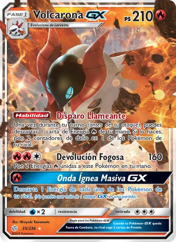 Volcarona GX – Eclipse Cósmico 35