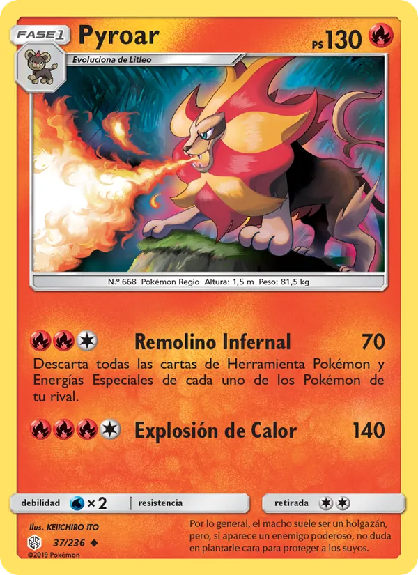Pyroar – Eclipse Cósmico 37