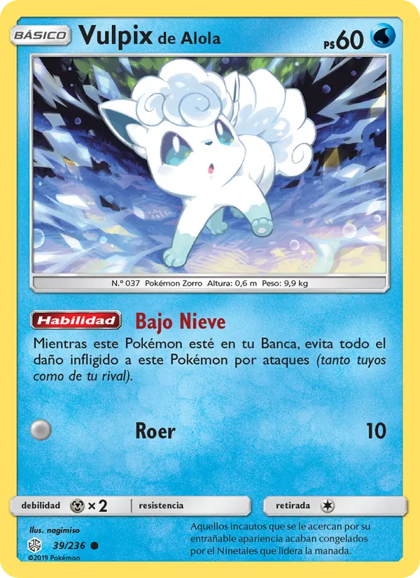Vulpix de Alola – Eclipse Cósmico 39