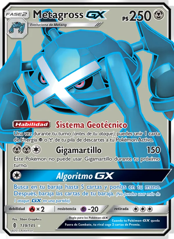 Metagross GX – Albor de Guadianes 139