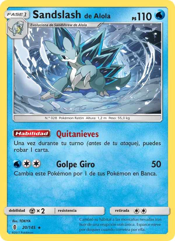 Sandslash de Alola – Albor de Guadianes 20