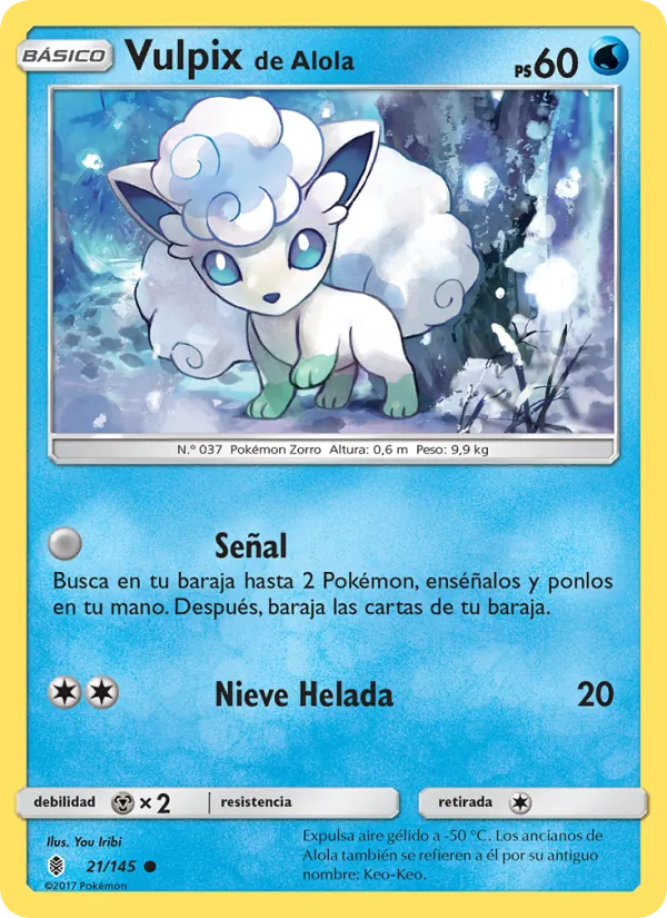 Vulpix de Alola – Albor de Guadianes 21