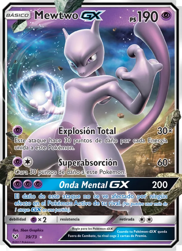 Mewtwo GX – Leyendas Luminosas 39