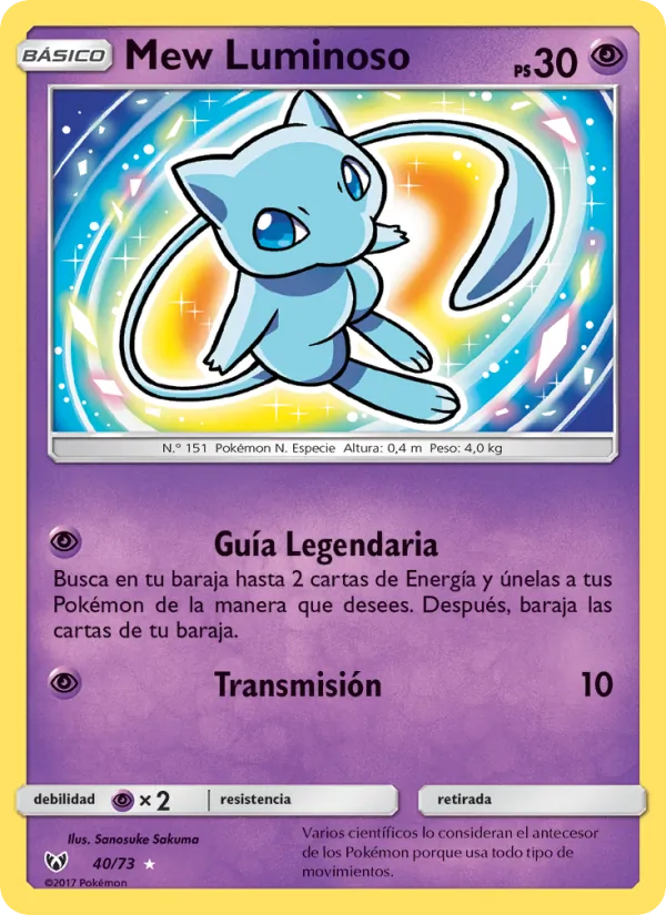 Mew Luminoso – Leyendas Luminosas 40