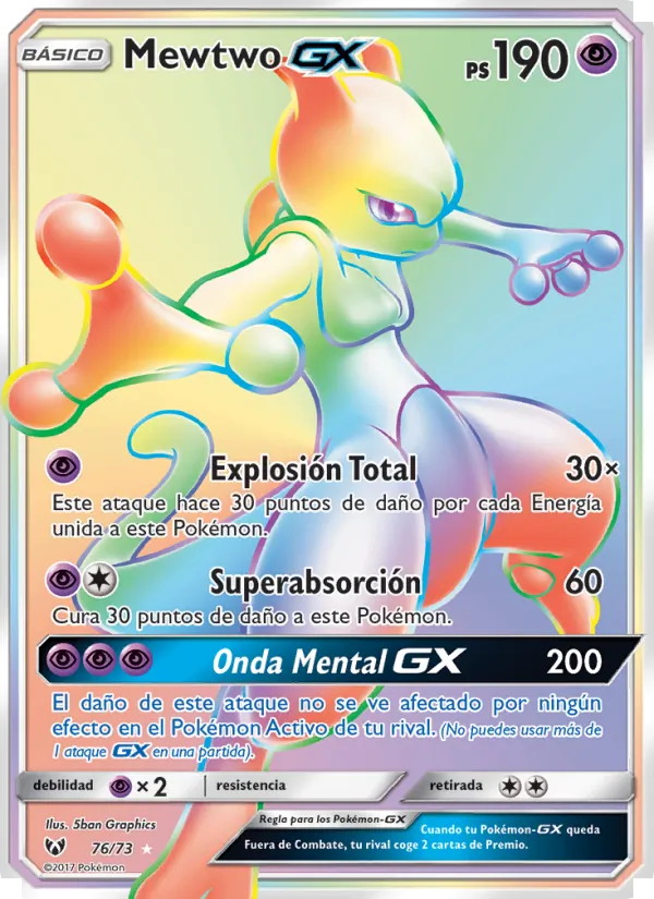 Mewtwo GX – Leyendas Luminosas 76