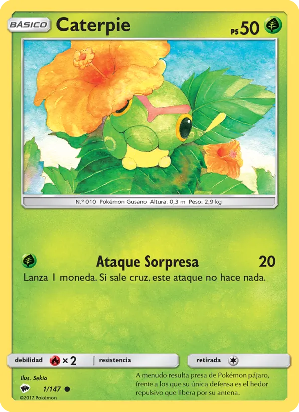 Caterpie – Sombras Ardientes 1