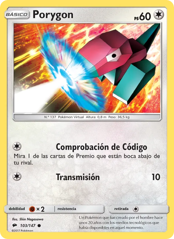 Porygon – Sombras Ardientes 103