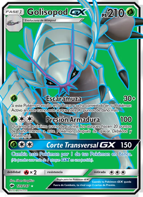 Golisopod GX – Sombras Ardientes 129