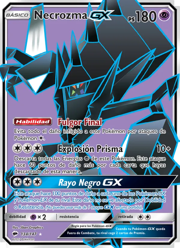 Necrozma GX – Sombras Ardientes 134