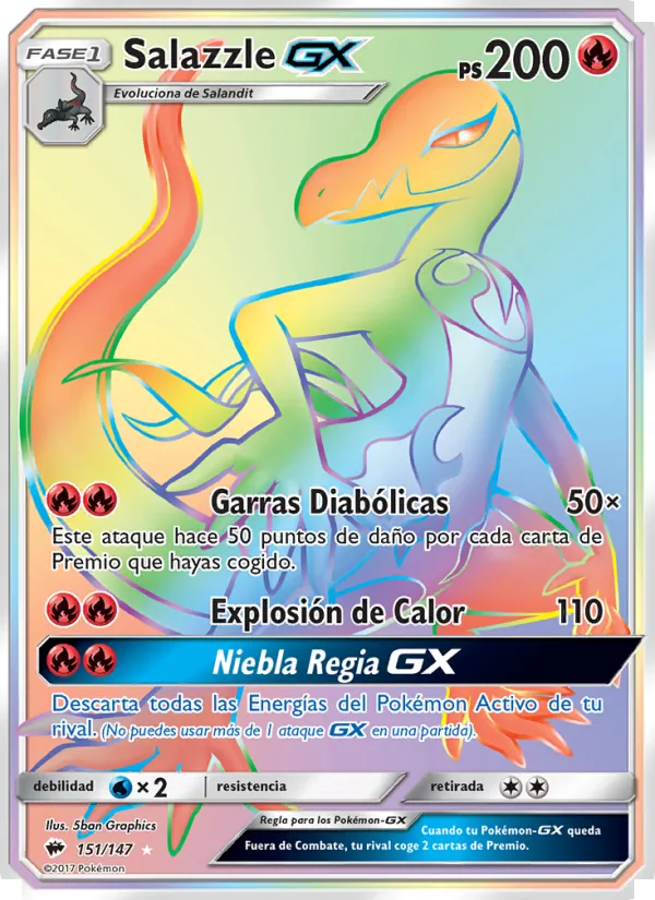 Salazzle GX – Sombras Ardientes 151
