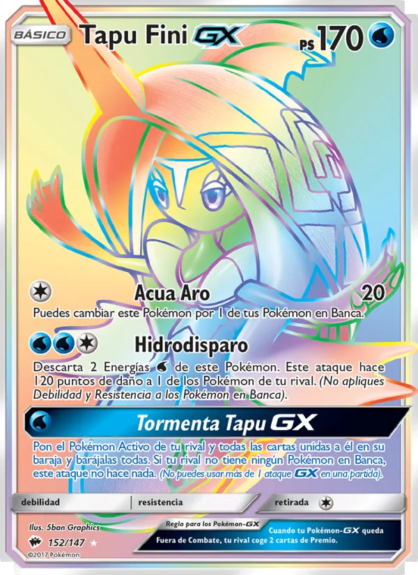 Tapu Fini GX – Sombras Ardientes 152