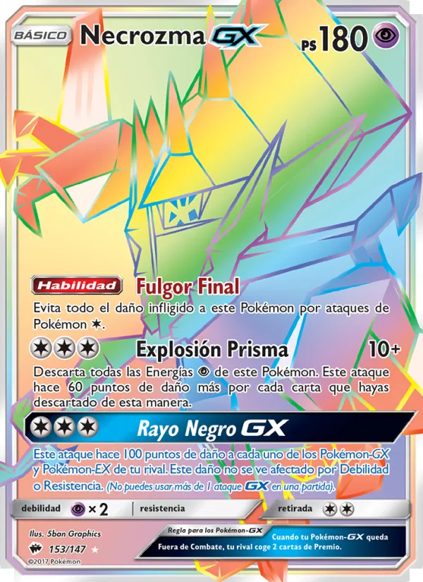 Necrozma GX – Sombras Ardientes 153