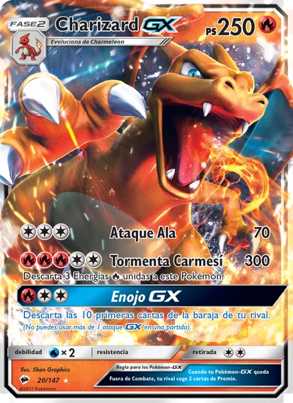 Charizard GX – Sombras Ardientes 20