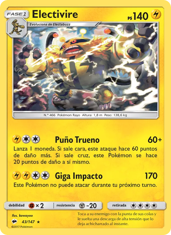 Electivire – Sombras Ardientes 43