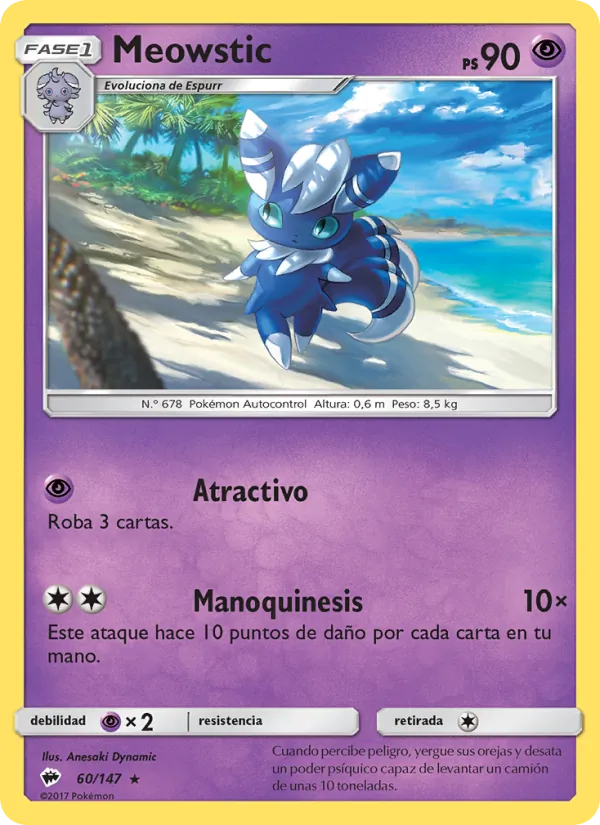 Meowstic – Sombras Ardientes 60