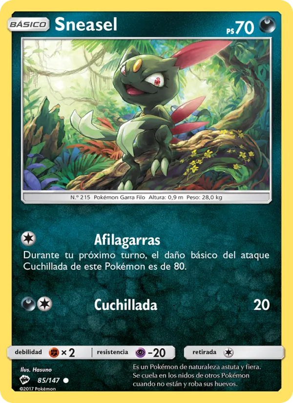 Sneasel – Sombras Ardientes 85