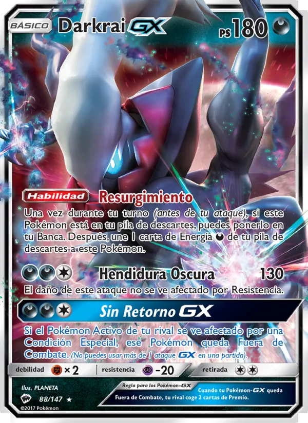Darkrai GX – Sombras Ardientes 88