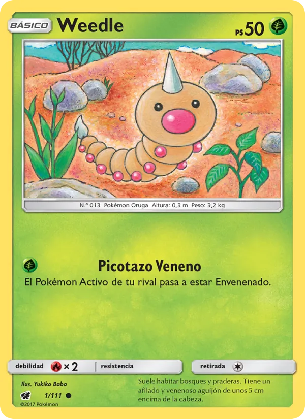 Weedle – Invasión Carmesí 1