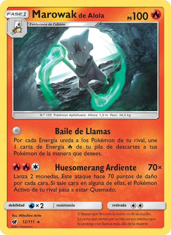 Marowak de Alola – Invasión Carmesí 12