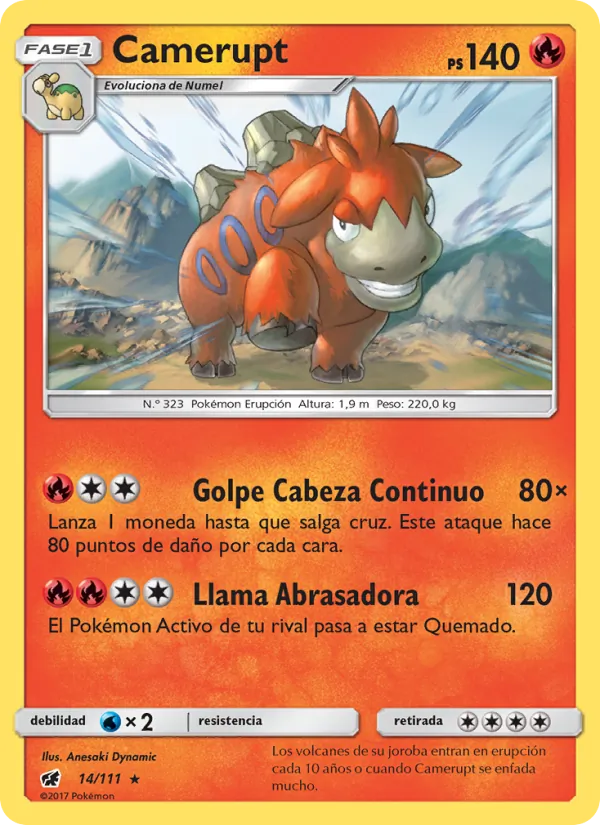 Camerupt – Invasión Carmesí 14