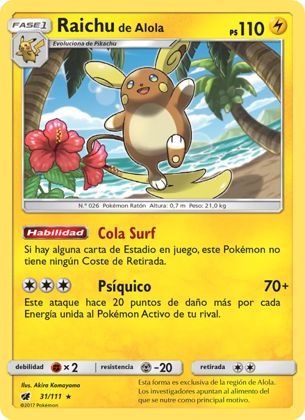 Raichu de Alola – Invasión Carmesí 31