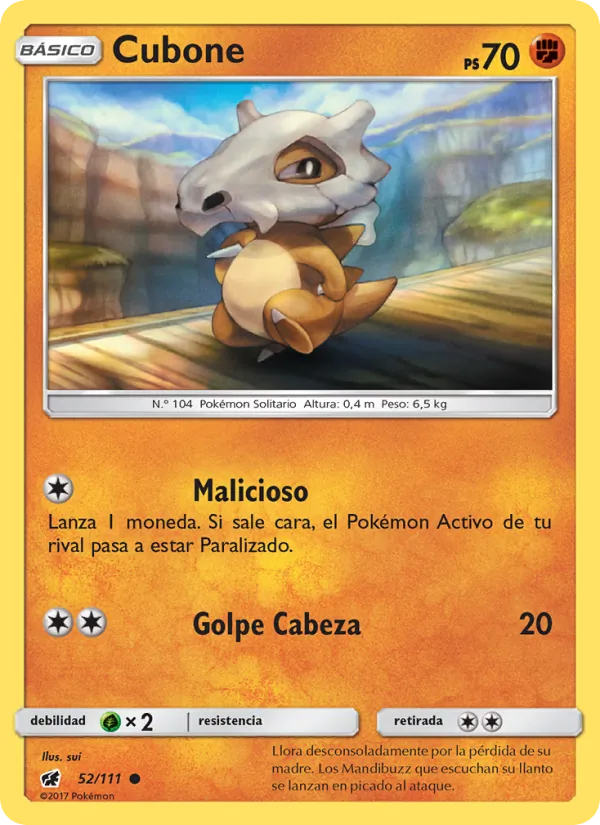 Cubone – Invasión Carmesí 52