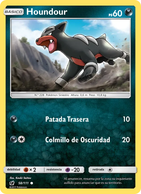 Houndour – Invasión Carmesí 58