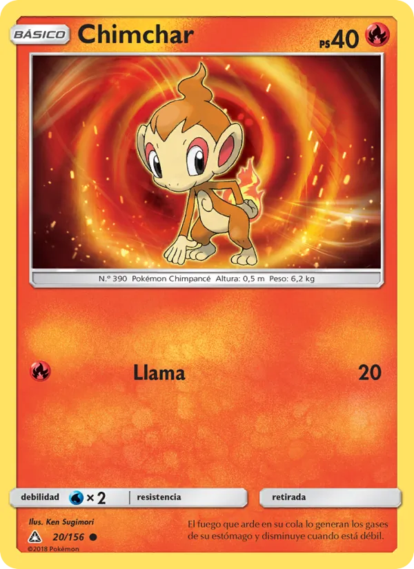 Chimchar – Ultraprisma 20