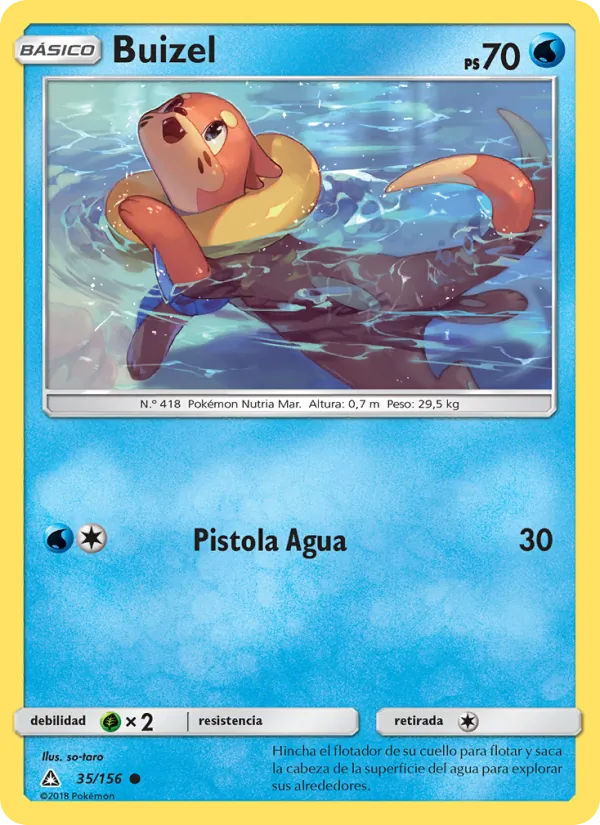 Buizel – Ultraprisma 35
