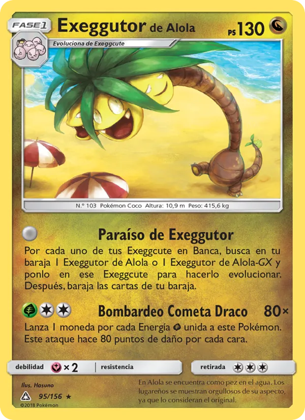 Exeggutor de Alola – Ultraprisma 95