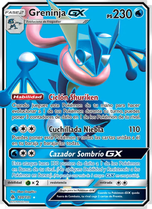 Greninja GX – Luz Prohibida 120