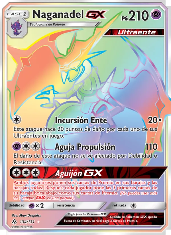 Naganadel GX – Luz Prohibida 134