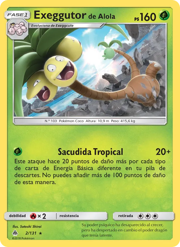 Exeggutor de Alola – Luz Prohibida 2