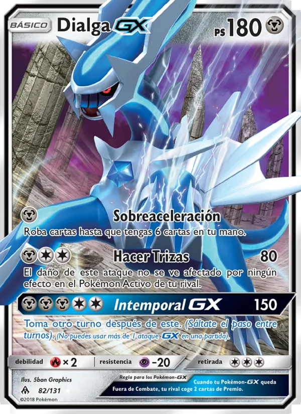 Dialga GX – Luz Prohibida 82