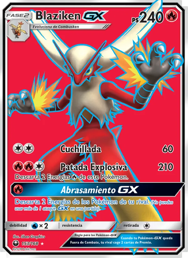 Blaziken GX – Tormenta Celestial 153