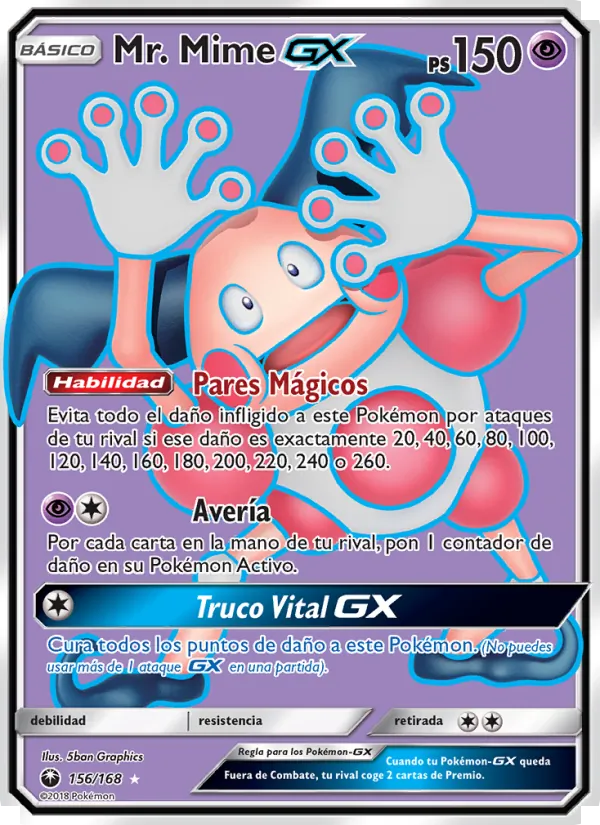 Mr. Mime GX – Tormenta Celestial 156