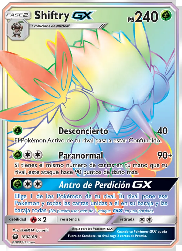 Shiftry GX – Tormenta Celestial 169