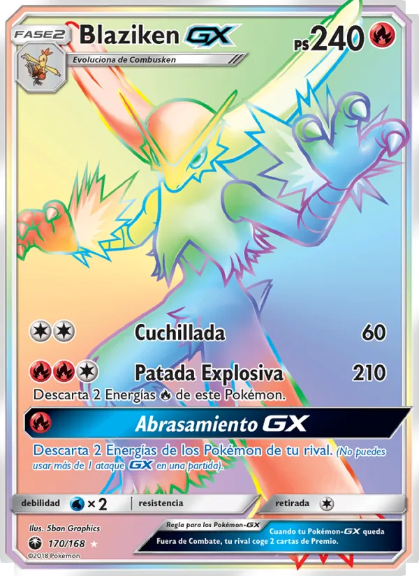 Blaziken GX – Tormenta Celestial 170
