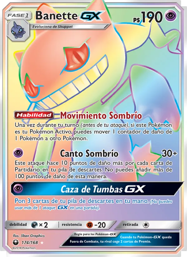 Banette GX – Tormenta Celestial 174