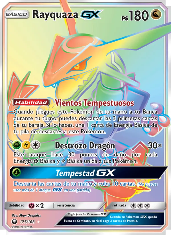 Rayquaza GX – Tormenta Celestial 177