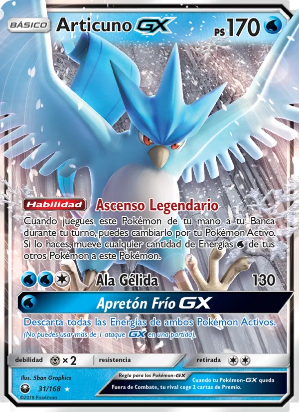 Articuno GX – Tormenta Celestial 31