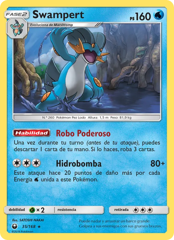 Swampert – Tormenta Celestial 35