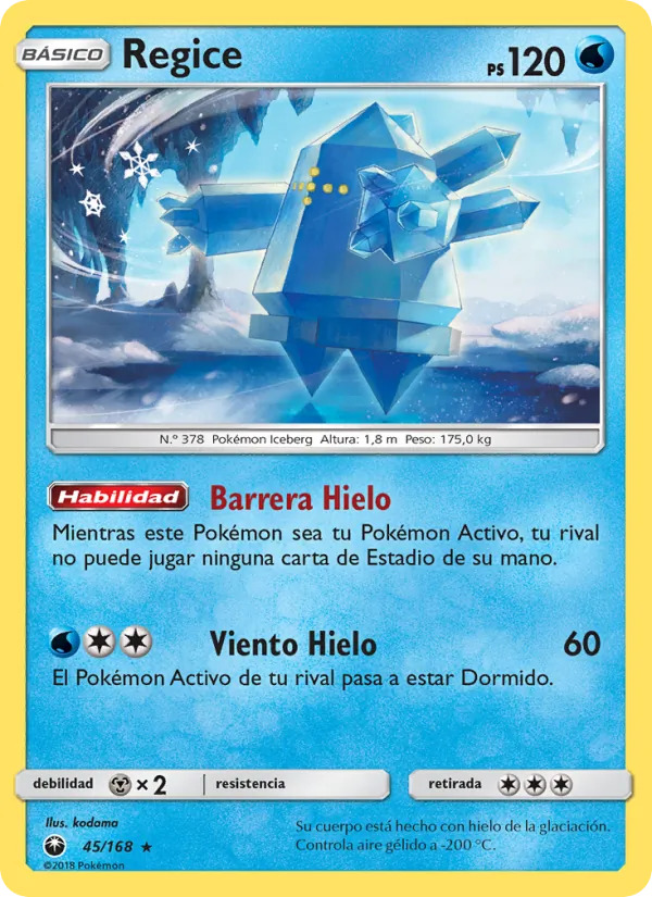 Regice – Tormenta Celestial 45