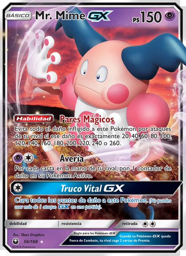 Mr. Mime GX – Tormenta Celestial 56