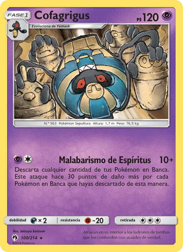 Cofagrigus – Truenos Perdidos 100