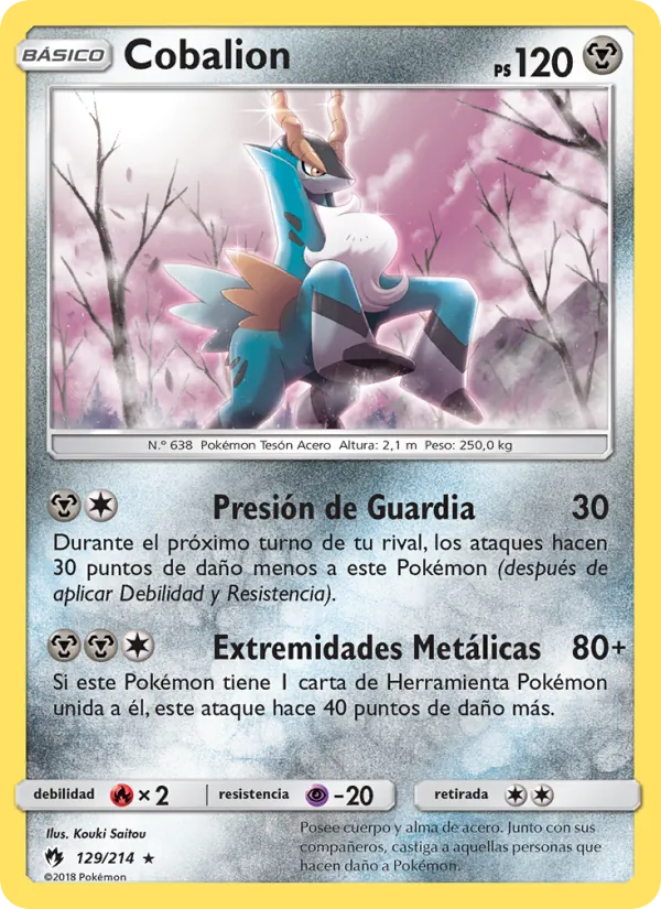Cobalion – Truenos Perdidos 129