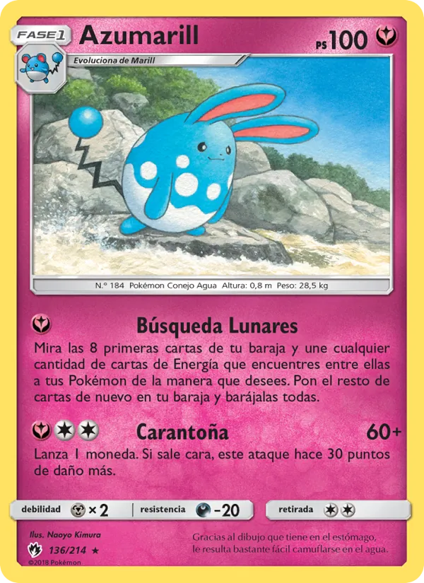 Azumarill – Truenos Perdidos 136