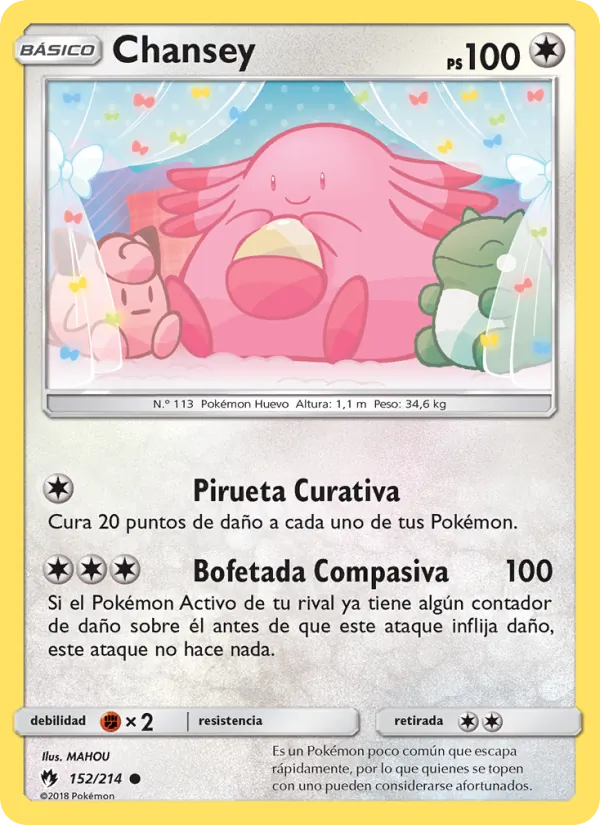 Chansey – Truenos Perdidos 152